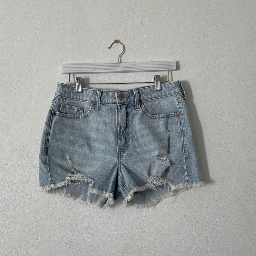 Old Navy OG Straight Jean Shorts Blue
